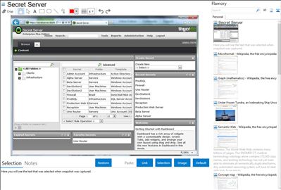 Secret Server - Flamory bookmarks and screenshots