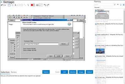 Semagic - Flamory bookmarks and screenshots