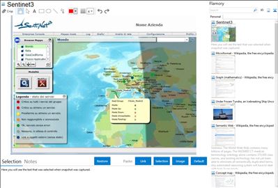 Sentinet3 - Flamory bookmarks and screenshots