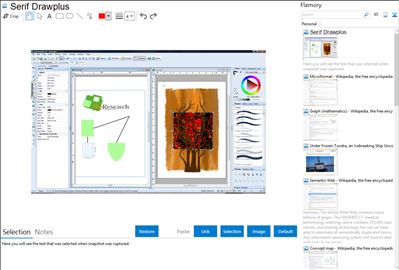 Serif Drawplus - Flamory bookmarks and screenshots