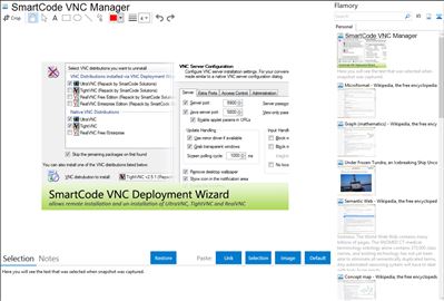 SmartCode VNC Manager - Flamory bookmarks and screenshots