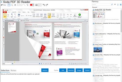 Soda PDF 3D Reader - Flamory bookmarks and screenshots