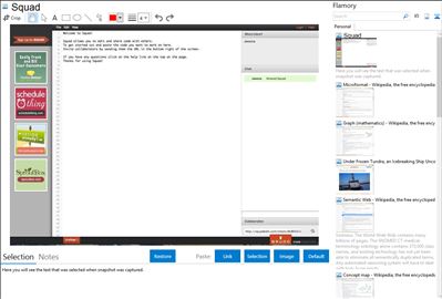 Squad - Flamory bookmarks and screenshots