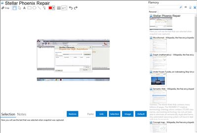 Stellar Phoenix Repair - Flamory bookmarks and screenshots