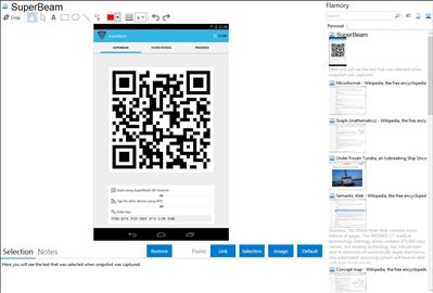 SuperBeam - Flamory bookmarks and screenshots