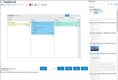 TaskBoard - Flamory bookmarks and screenshots