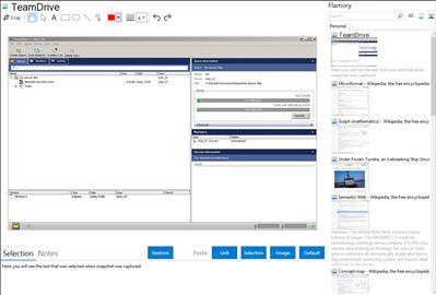 TeamDrive - Flamory bookmarks and screenshots