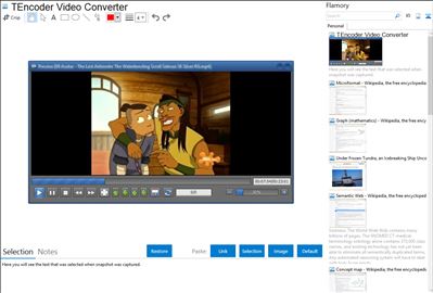 TEncoder Video Converter - Flamory bookmarks and screenshots