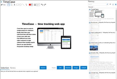 TimeCase - Flamory bookmarks and screenshots