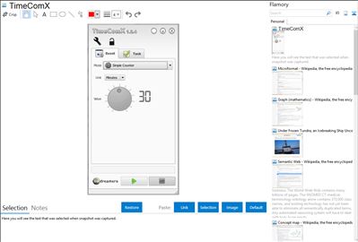 TimeComX - Flamory bookmarks and screenshots