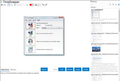 TimeSnapper - Flamory bookmarks and screenshots