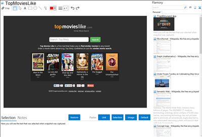 TopMoviesLike - Flamory bookmarks and screenshots
