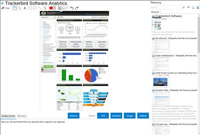 Trackerbird Software Analytics - Flamory bookmarks and screenshots