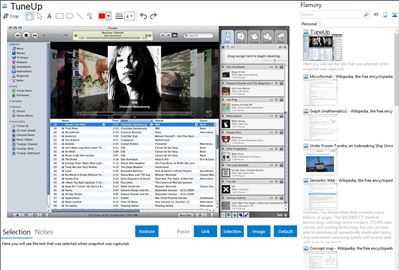TuneUp - Flamory bookmarks and screenshots