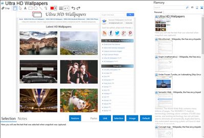 Ultra HD Wallpapers - Flamory bookmarks and screenshots