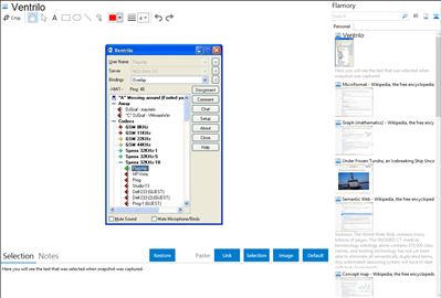 Ventrilo - Flamory bookmarks and screenshots