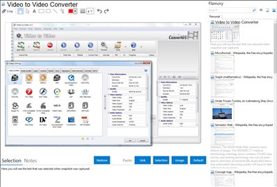 Video to Video Converter - Flamory bookmarks and screenshots