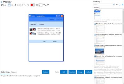 Waver - Flamory bookmarks and screenshots
