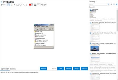 WebMon - Flamory bookmarks and screenshots