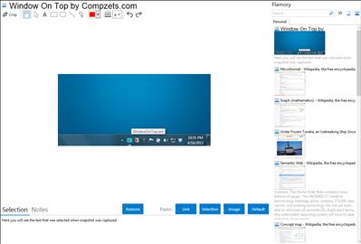 Window On Top by Compzets.com - Flamory bookmarks and screenshots