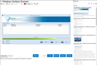 Windows Surface Scanner - Flamory bookmarks and screenshots