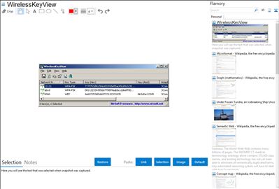 WirelessKeyView - Flamory bookmarks and screenshots