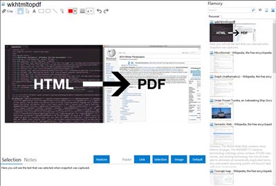 wkhtmltopdf - Flamory bookmarks and screenshots