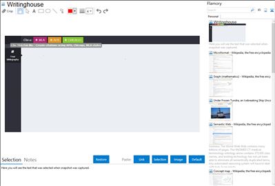 Writinghouse - Flamory bookmarks and screenshots