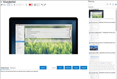 Wunderlist - Flamory bookmarks and screenshots