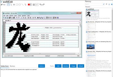 wxMEdit - Flamory bookmarks and screenshots