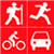 Walk-Run-Bike-Drive logo