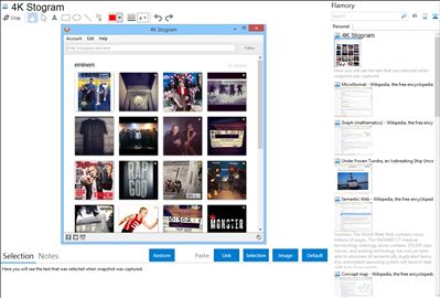 4K Stogram - Flamory bookmarks and screenshots