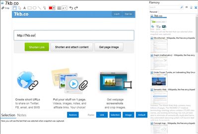 7kb.co - Flamory bookmarks and screenshots