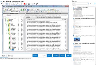 A1 Sitemap Generator - Flamory bookmarks and screenshots