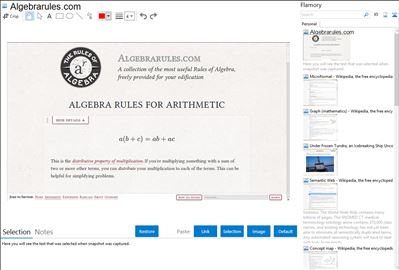 Algebrarules.com - Flamory bookmarks and screenshots
