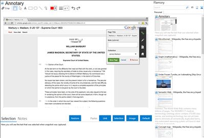 Annotary - Flamory bookmarks and screenshots