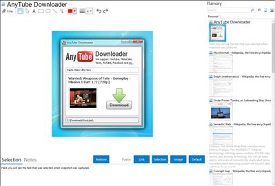 AnyTube Downloader - Flamory bookmarks and screenshots