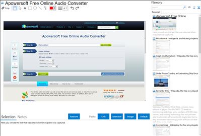 Apowersoft Free Online Audio Converter - Flamory bookmarks and screenshots