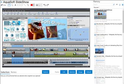 AquaSoft SlideShow - Flamory bookmarks and screenshots