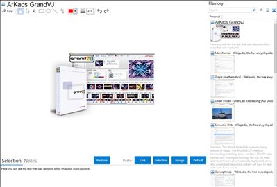 ArKaos GrandVJ - Flamory bookmarks and screenshots