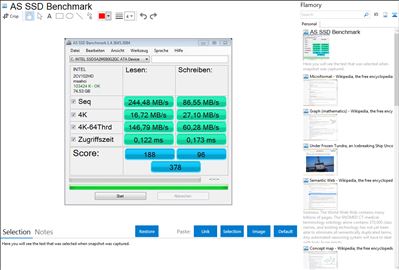 AS SSD Benchmark - Flamory bookmarks and screenshots