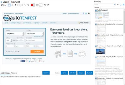 AutoTempest - Flamory bookmarks and screenshots