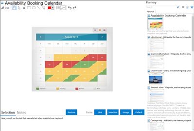Availability Booking Calendar - Flamory bookmarks and screenshots