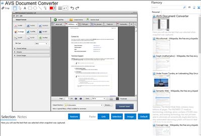 AVS Document Converter - Flamory bookmarks and screenshots
