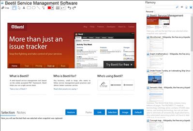 Beetil Service Management Software - Flamory bookmarks and screenshots