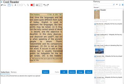 Cool Reader  - Flamory bookmarks and screenshots