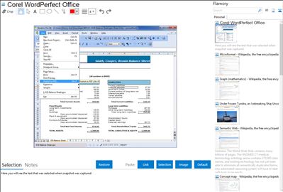 Corel WordPerfect Office - Flamory bookmarks and screenshots