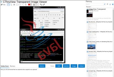CThruView Transparent Image Viewer - Flamory bookmarks and screenshots