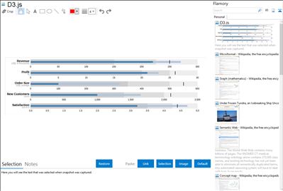 D3.js - Flamory bookmarks and screenshots