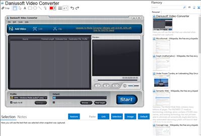 Daniusoft Video Converter - Flamory bookmarks and screenshots